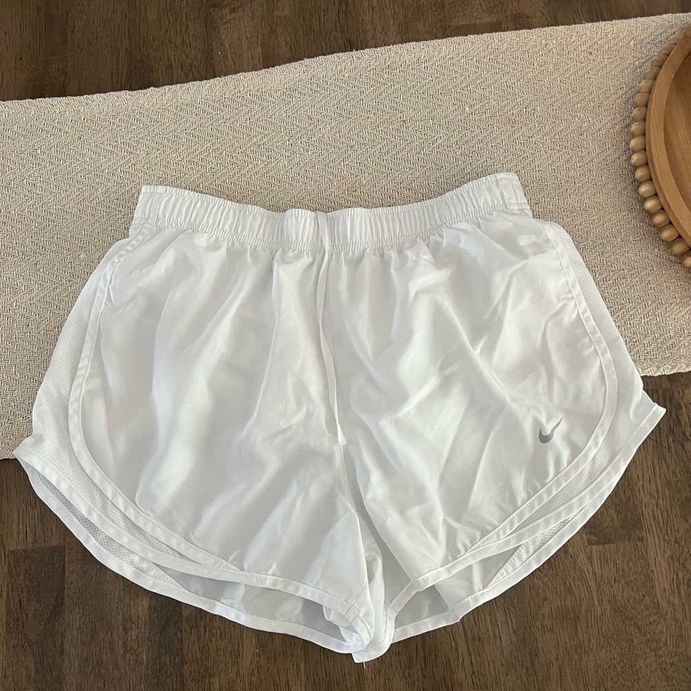 Nike Women's White Athletic Shorts